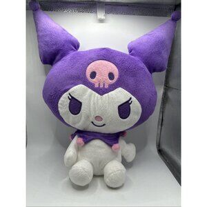 15" 2024 Sanrio Kuromi Purple White Pink Skull Plush Toy Doll Made in Vietnam